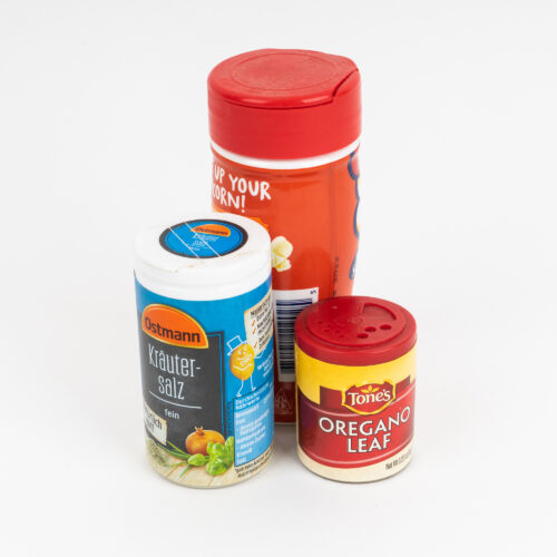 PL plastic spice jar